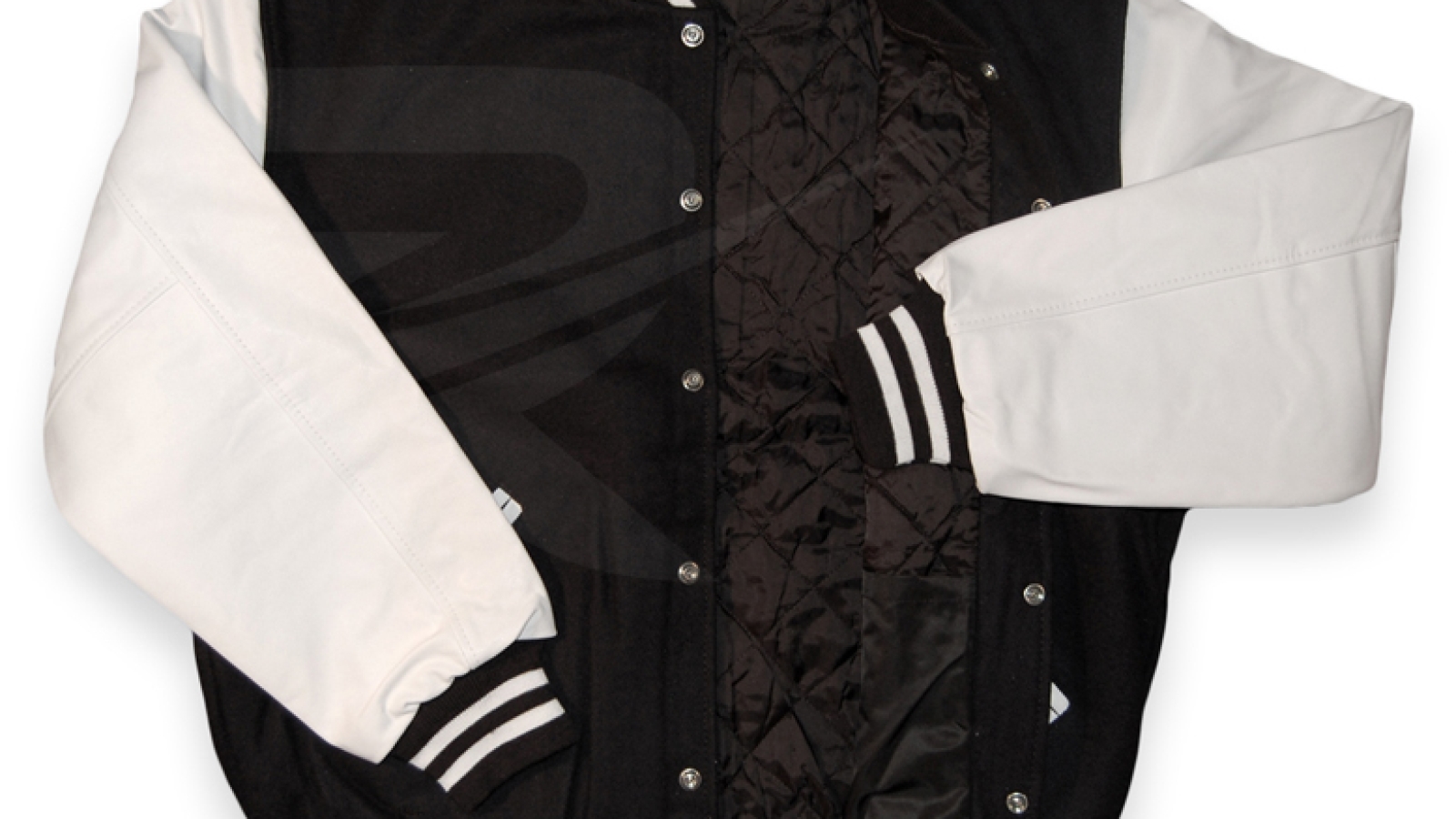 Custom letterman varsity jacket with chenille patches, made by Rockhint in Sialkot, Pakistan