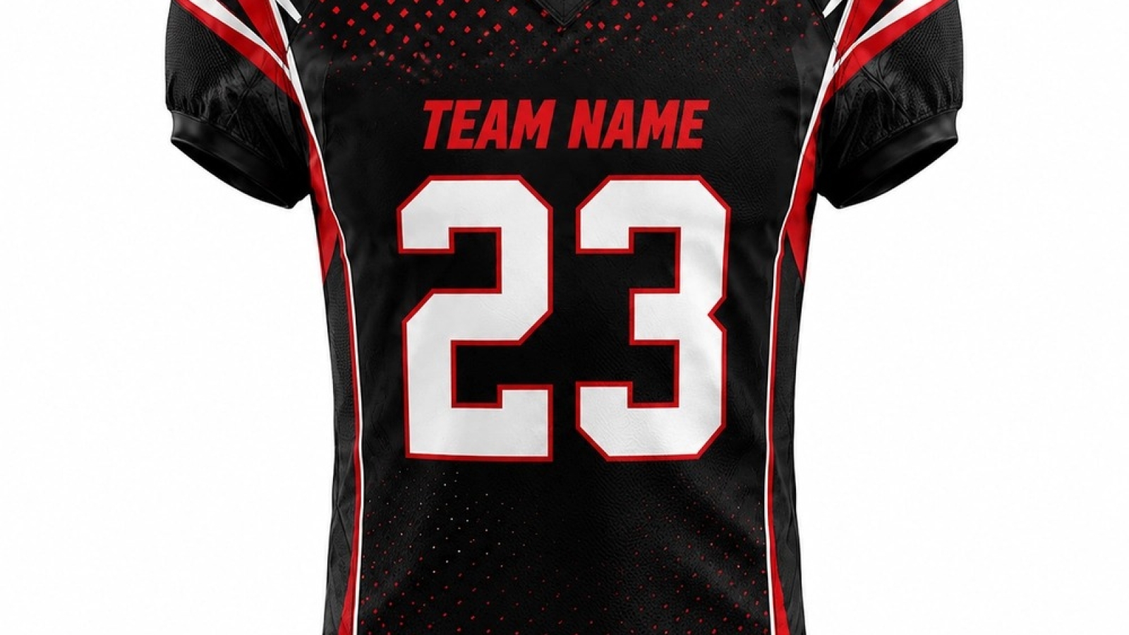 Custom American football jersey, made by Rockhint in Sialkot, Pakistan