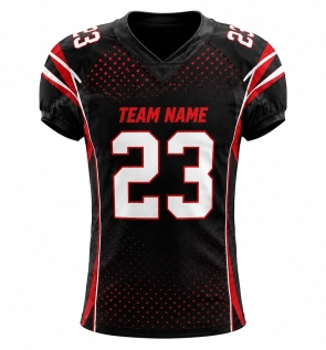 Custom American football jersey, made by Rockhint in Sialkot, Pakistan