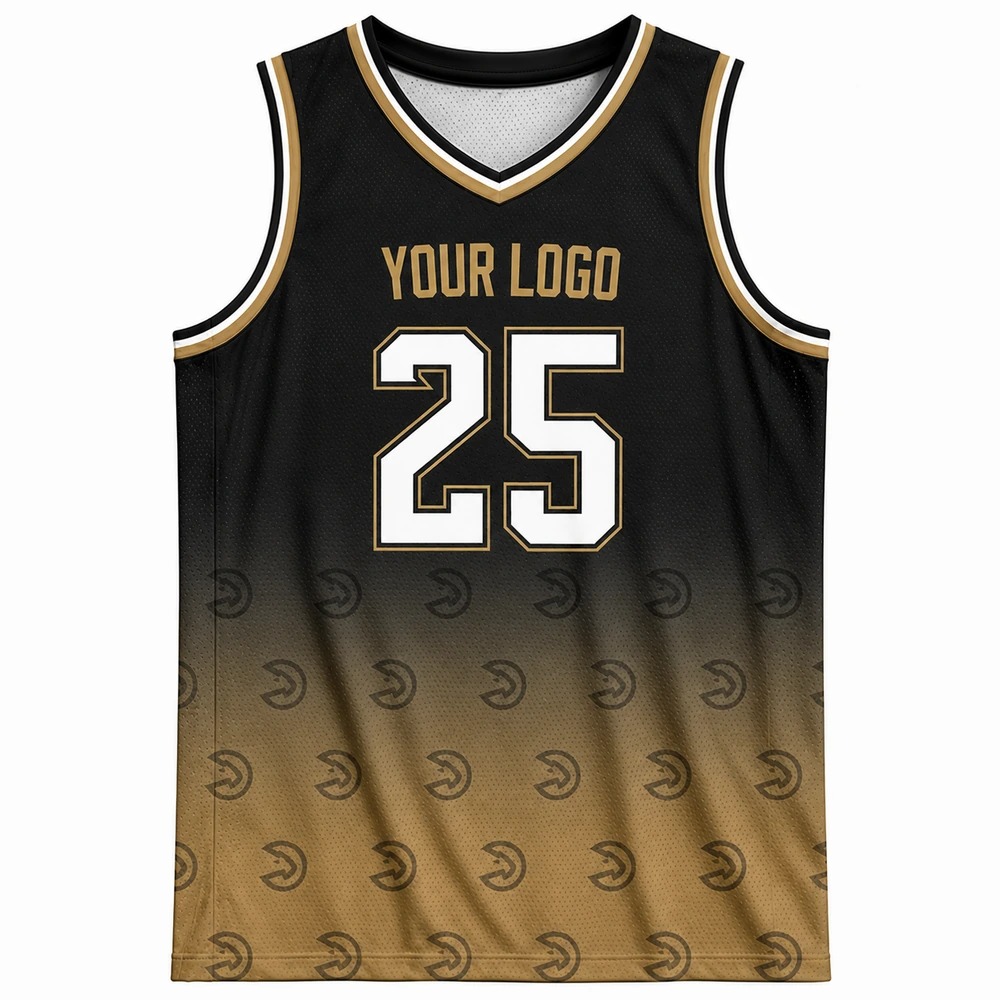 Custom sublimated basketball jersey, made by Rockhint in Sialkot, Pakistan