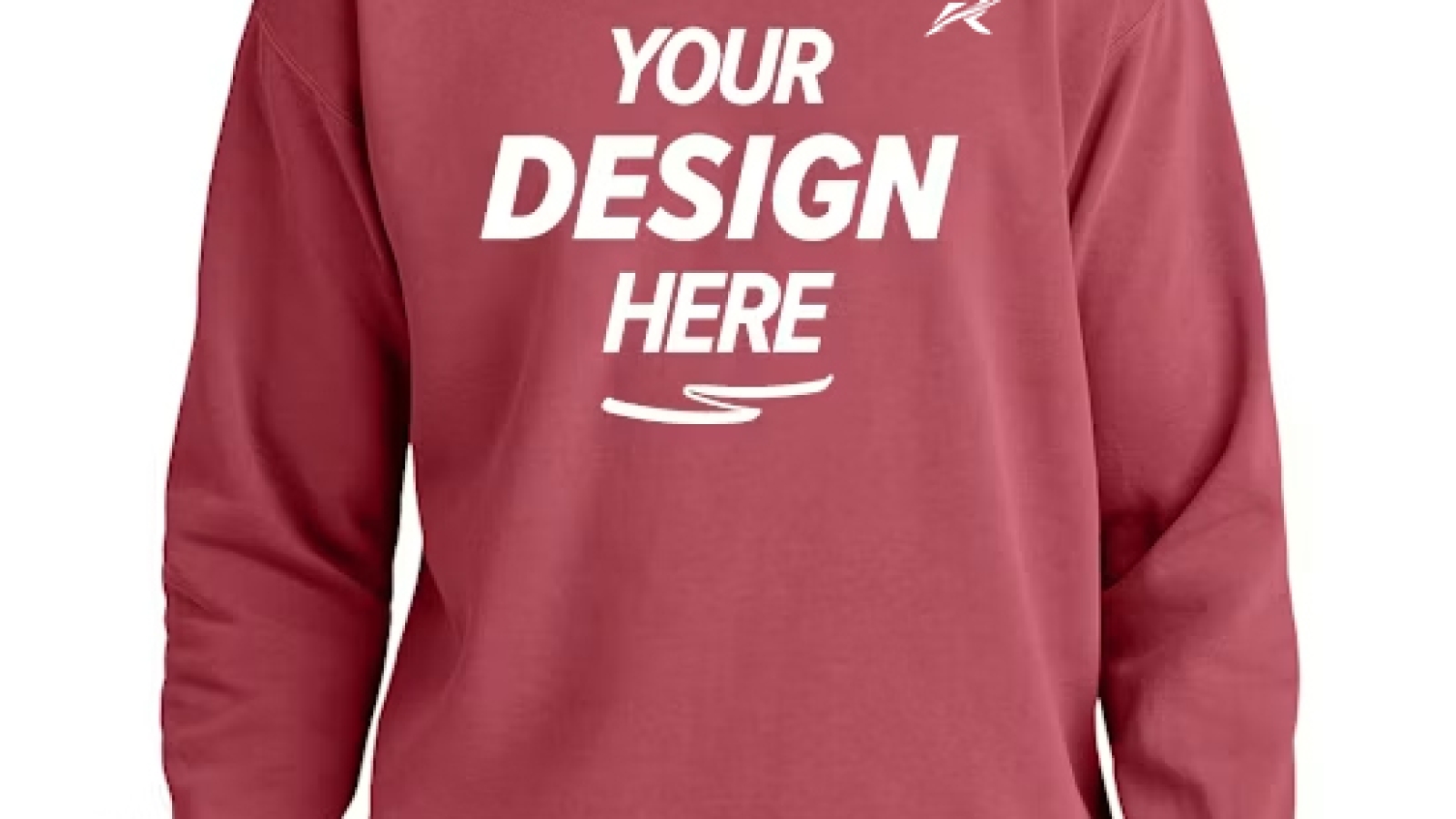 Custom crewneck sweatshirt, made by Rockhint in Sialkot, Pakistan