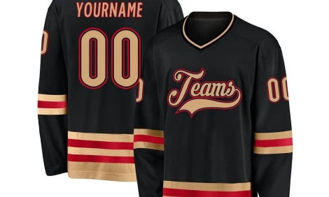 Custom sublimated ice hockey jersey, made by Rockhint in Sialkot, Pakistan