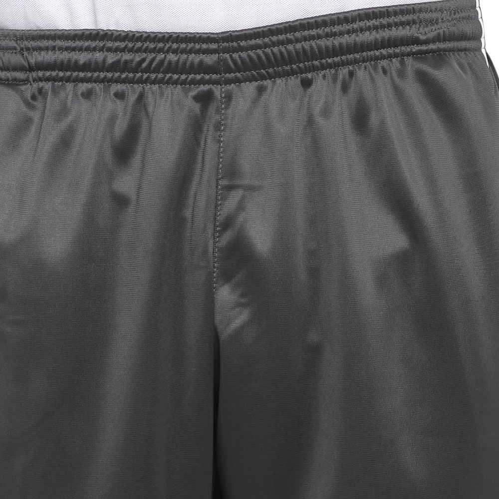 Close-up of custom tracksuit pants with elastic waistband